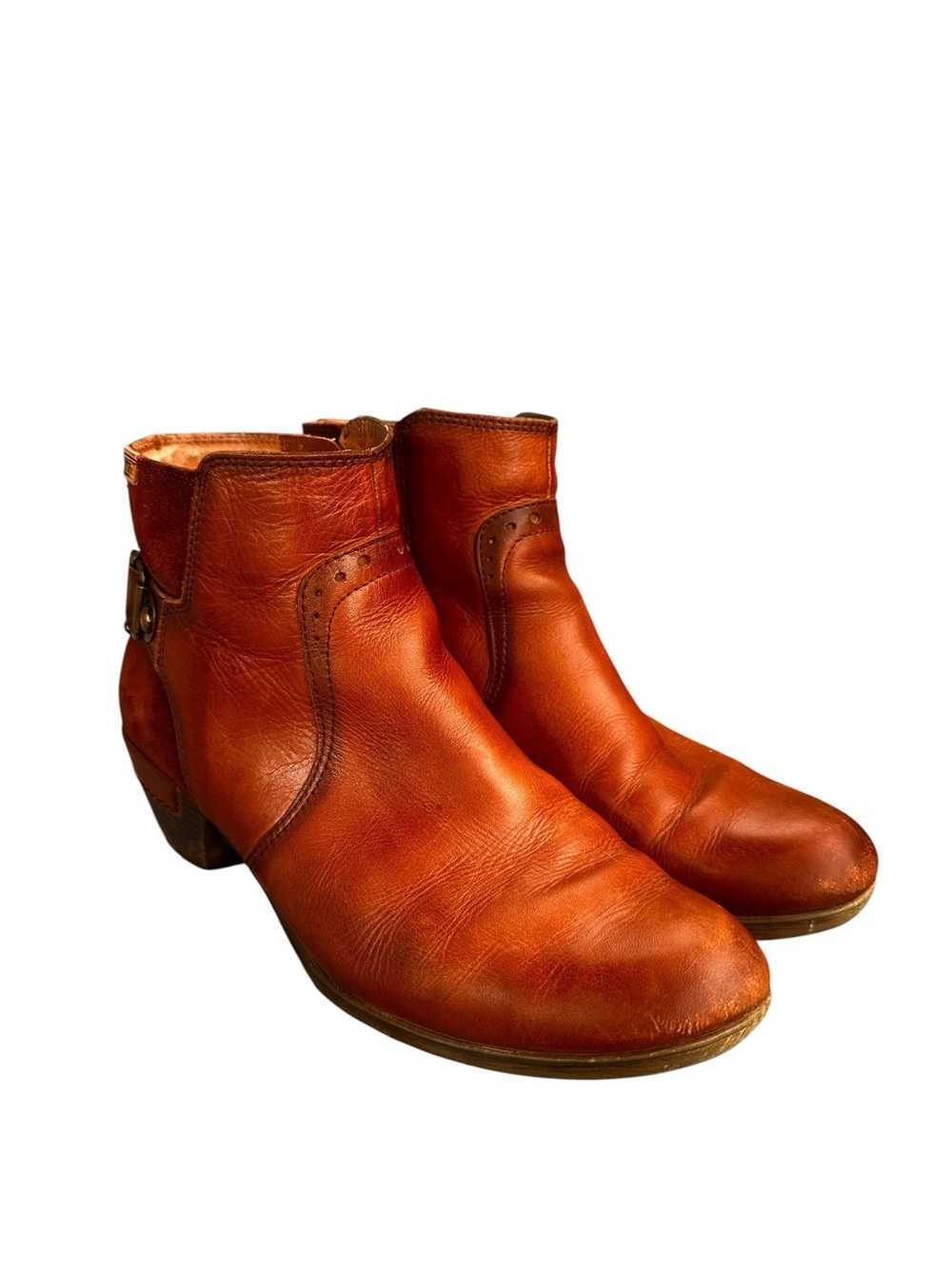 Pikolinos Women's Rotterdam 902-8943C1 In Cuero Calfskin Leather/Suede Size 9